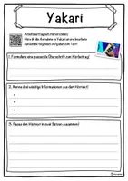 Vorschau - Unterrichtsreihen - Yakari Lückentext mit Wortspeicher Hörverstehen und Suchsel - Seite 3