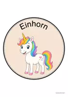 Vorschau - Mal- und Bastelvorlagen - Einhornklasse - Wand- und Türdeko | Klassenraumdekoration (Klassentier) - Seite 3
