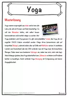 Vorschau - Unterrichtsreihen - Yoga Lückentext mit Wortspeicher Hörverstehen und Suchsel - Seite 2