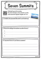Vorschau - Unterrichtsreihen - Seven Summits Lückentext mit Wortspeicher Hörverstehen und Suchsel - Seite 3