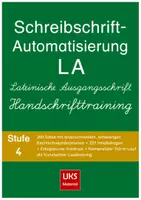 Vorschau - Arbeitsblätter - Handschrifttraining in LA - Stufe 4 - Deckblatt