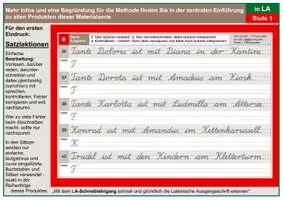 Vorschau - Stundenentwürfe - Materialsammelpaket in Lateinischer Ausgangsschrift LA - Seite 2
