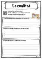 Vorschau - Unterrichtsreihen - Sexualität Lückentext mit Wortspeicher Hörverstehen und Suchsel - Seite 3