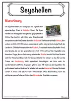 Vorschau - Unterrichtsreihen - Seychellen Lückentext mit Wortspeicher Hörverstehen und Suchsel - Seite 2