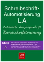 Vorschau - Arbeitsblätter - Handschrifttraining in LA - Stufe 5 - Deckblatt