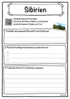 Vorschau - Unterrichtsreihen - Sibirien Lückentext mit Wortspeicher Hörverstehen und Suchsel - Seite 3