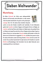 Vorschau - Unterrichtsreihen - Sieben Weltwunder Lückentext mit Wortspeicher Hörverstehen und Suchsel - Seite 2