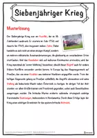 Vorschau - Unterrichtsreihen - Siebenjähriger Krieg Lückentext mit Wortspeicher Hörverstehen und Suchsel - Seite 2