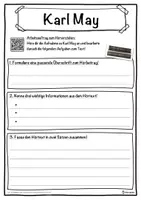Vorschau - Unterrichtsreihen - Karl May Lückentext mit Wortspeicher Hörverstehen und Suchsel - Seite 3