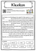Vorschau - Unterrichtsreihen - Klexikon Lückentext mit Wortspeicher Hörverstehen und Suchsel - Seite 1