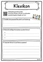 Vorschau - Unterrichtsreihen - Klexikon Lückentext mit Wortspeicher Hörverstehen und Suchsel - Seite 3