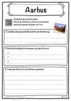 Vorschau - Unterrichtsreihen - Aarhus Lückentext mit Wortspeicher Hörverstehen und Suchsel - Seite 3