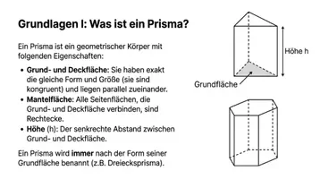 Vorschau - Arbeitsblätter - Prismen Oberfläche und Volumen Arbeitsheft PLUS Lernposter - Seite 3