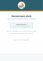 Vorschau - Unterrichtsreihen - Ausgrenzung erkennen – Kurs Klasse 1–2 - Deckblatt