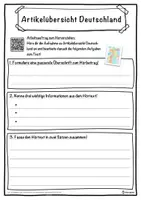 Vorschau - Unterrichtsreihen - Artikelübersicht Deutschland Lückentext mit Wortspeicher Hörverstehen und Suchsel - Seite 3