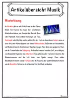 Vorschau - Unterrichtsreihen - Artikelübersicht Musik Lückentext mit Wortspeicher Hörverstehen und Suchsel - Seite 2