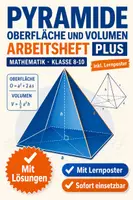 Vorschau - Arbeitsblätter - Pyramide Oberfläche und Volumen Arbeitsheft PLUS Lernposter - Deckblatt