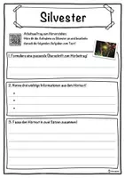 Vorschau - Unterrichtsreihen - Silvester Lückentext mit Wortspeicher Hörverstehen und Suchsel - Seite 3