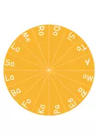 Vorschau - Fördermaterial/Inklusion - Silben-Drehscheibe - Seite 1