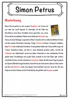 Vorschau - Unterrichtsreihen - Simon Petrus Lückentext mit Wortspeicher Hörverstehen und Suchsel - Seite 2