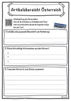 Vorschau - Unterrichtsreihen - Artikelübersicht Österreich Lückentext mit Wortspeicher Hörverstehen und Suchsel - Seite 3