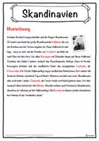 Vorschau - Unterrichtsreihen - Skandinavien Lückentext mit Wortspeicher Hörverstehen und Suchsel - Seite 2