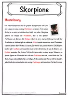 Vorschau - Unterrichtsreihen - Skorpione Lückentext mit Wortspeicher Hörverstehen und Suchsel - Seite 2