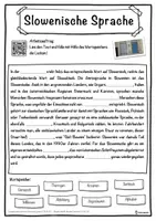 Vorschau - Unterrichtsreihen - Slowenische Sprache Lückentext mit Wortspeicher Hörverstehen und Suchsel - Seite 1