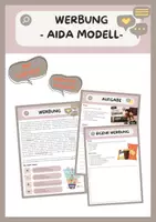 Vorschau - Arbeitsblätter - Werbung - Deckblatt