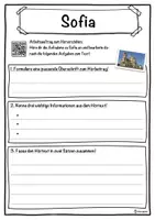 Vorschau - Unterrichtsreihen - Sofia Lückentext mit Wortspeicher Hörverstehen und Suchsel - Seite 3