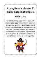 anteprima - Esercizi - Accoglienza Matematica classe terza - Indovinelli matematici con i pirati - Pagina 1