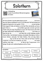 Vorschau - Unterrichtsreihen - Solothurn Lückentext mit Wortspeicher Hörverstehen und Suchsel - Seite 1
