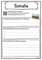 Vorschau - Unterrichtsreihen - Somalia Lückentext mit Wortspeicher Hörverstehen und Suchsel - Seite 3
