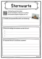 Vorschau - Unterrichtsreihen - Sternwarte Lückentext mit Wortspeicher Hörverstehen und Suchsel - Seite 3