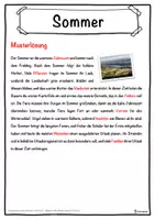Vorschau - Unterrichtsreihen - Sommer Lückentext mit Wortspeicher Hörverstehen und Suchsel - Seite 2