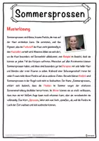 Vorschau - Unterrichtsreihen - Sommersprossen Lückentext mit Wortspeicher Hörverstehen und Suchsel - Seite 2