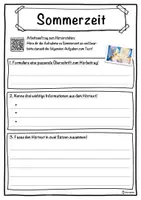Vorschau - Unterrichtsreihen - Sommerzeit Lückentext mit Wortspeicher Hörverstehen und Suchsel - Seite 3