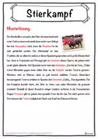 Vorschau - Unterrichtsreihen - Stierkampf Lückentext mit Wortspeicher Hörverstehen und Suchsel - Seite 2