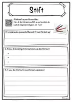 Vorschau - Unterrichtsreihen - Stift Lückentext mit Wortspeicher Hörverstehen und Suchsel - Seite 3