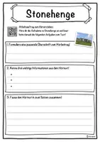 Vorschau - Unterrichtsreihen - Stonehenge Lückentext mit Wortspeicher Hörverstehen und Suchsel - Seite 3