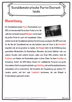 Vorschau - Unterrichtsreihen - Sozialdemokratische Partei Deutschlands Lückentext mit Wortspeicher Hörverstehen und Suchsel - Seite 2