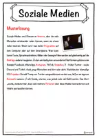 Vorschau - Unterrichtsreihen - Soziale Medien Lückentext mit Wortspeicher Hörverstehen und Suchsel - Seite 2