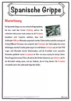 Vorschau - Unterrichtsreihen - Spanische Grippe Lückentext mit Wortspeicher Hörverstehen und Suchsel - Seite 2