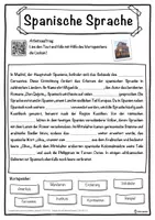 Vorschau - Unterrichtsreihen - Spanische Sprache Lückentext mit Wortspeicher Hörverstehen und Suchsel - Seite 1