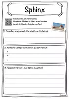 Vorschau - Unterrichtsreihen - Sphinx Lückentext mit Wortspeicher Hörverstehen und Suchsel - Seite 3