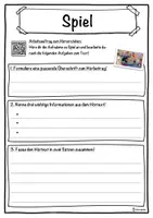Vorschau - Unterrichtsreihen - Spiel Lückentext mit Wortspeicher Hörverstehen und Suchsel - Seite 3