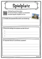 Vorschau - Unterrichtsreihen - Spielplatz Lückentext mit Wortspeicher Hörverstehen und Suchsel - Seite 3