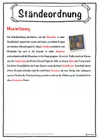 Vorschau - Unterrichtsreihen - Ständeordnung Lückentext mit Wortspeicher Hörverstehen und Suchsel - Seite 2
