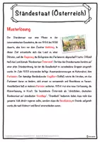 Vorschau - Unterrichtsreihen - Ständestaat (Österreich) Lückentext mit Wortspeicher Hörverstehen und Suchsel - Seite 2