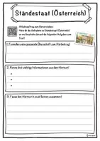 Vorschau - Unterrichtsreihen - Ständestaat (Österreich) Lückentext mit Wortspeicher Hörverstehen und Suchsel - Seite 3